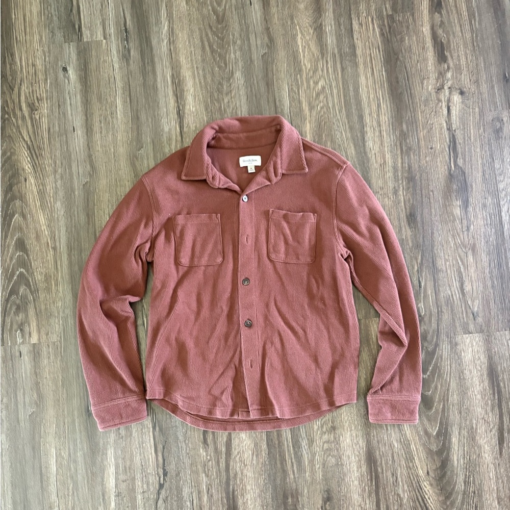 Goodfellow & Co Brown Lightweight Shirt Jacket